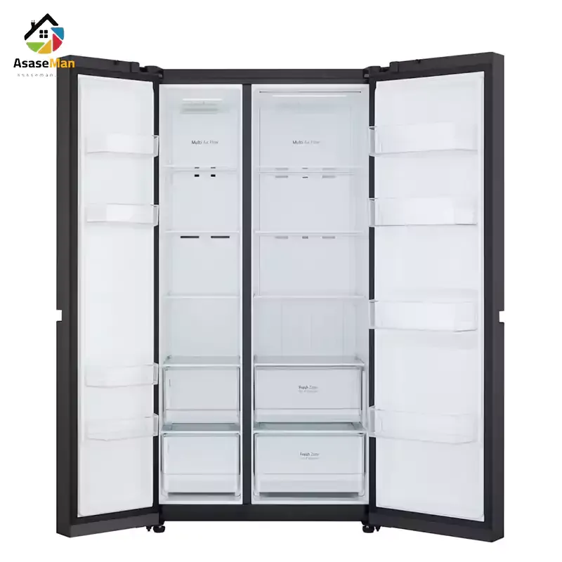 داخل یخچال فریزر ال جی مدل B287